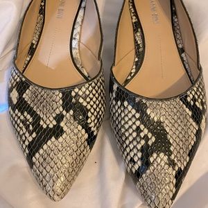 Gianni bini snakeskin off white multi size 8